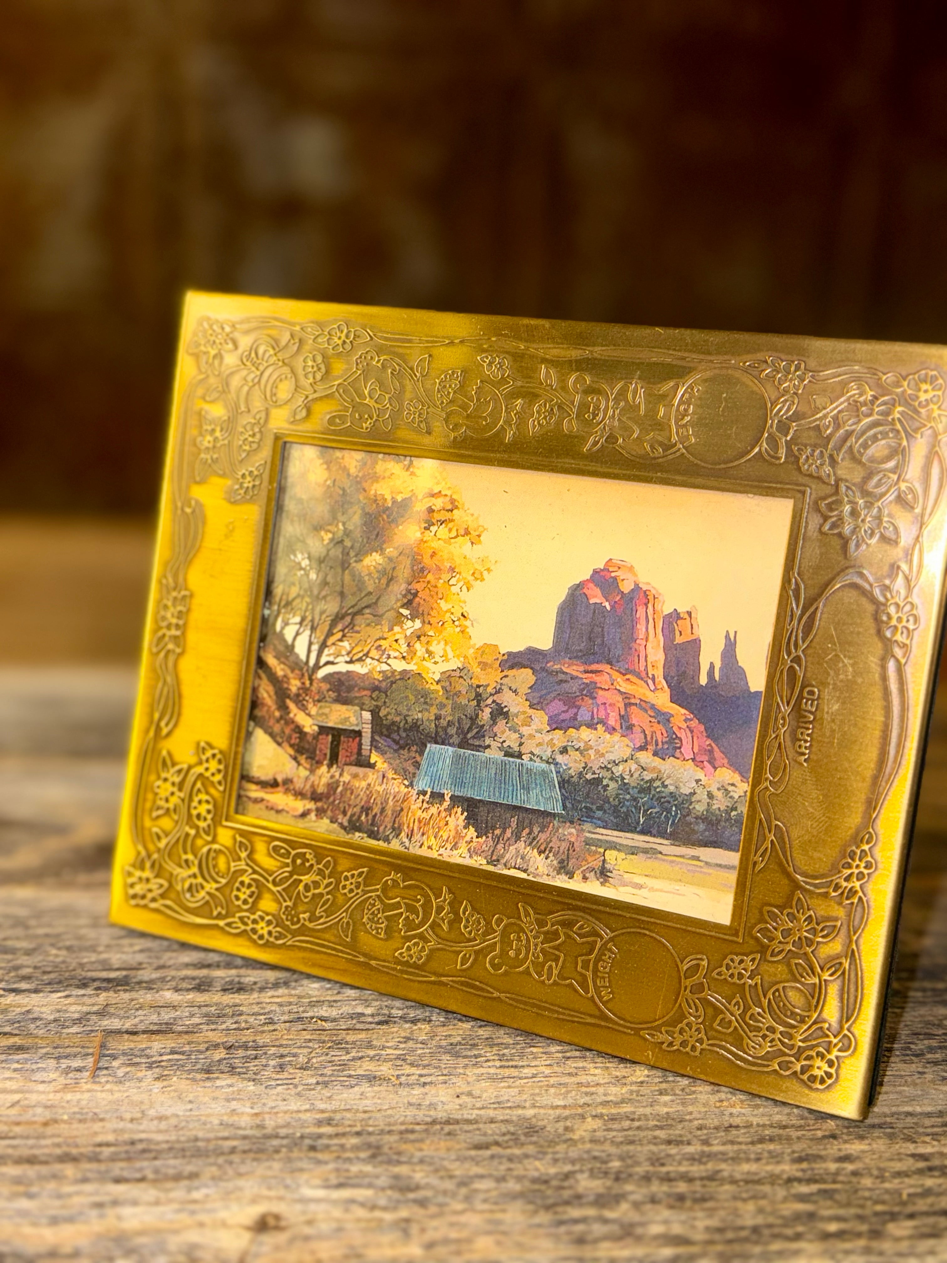 Gold Baby Arrival Frame