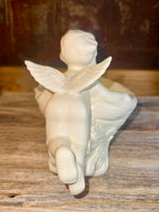 Vintage Ceramic Cherub Pedestal Dish