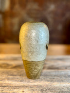 Vintage Hummingbird Cloisonné Brass Vase