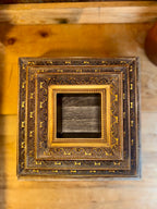 Ornate Bronze Gold Frame Shadow Box (set of 3)