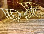 Lou Ehrlich Brass Wall Butterflies (set of 3)