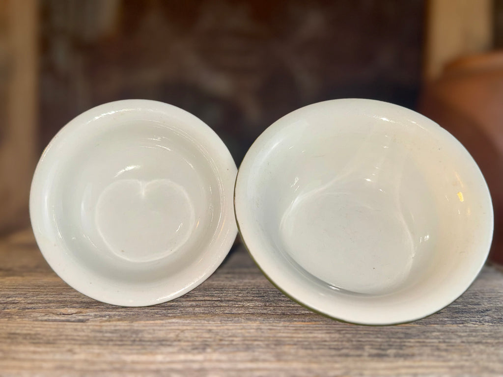 Vintage 7 Green Hall Bowls