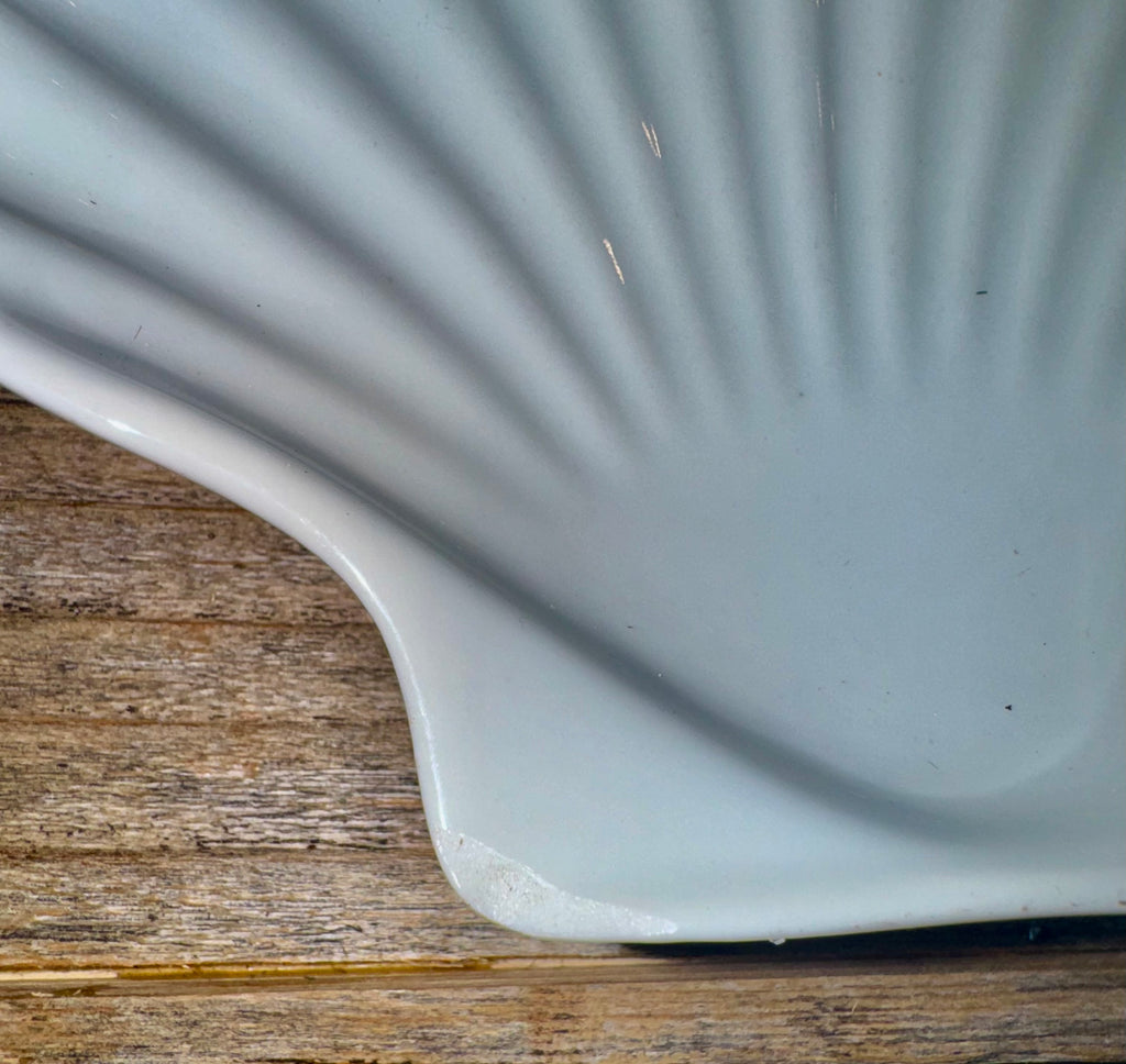 Dansk International Design France White Scallop Clamshell Dish Bowl