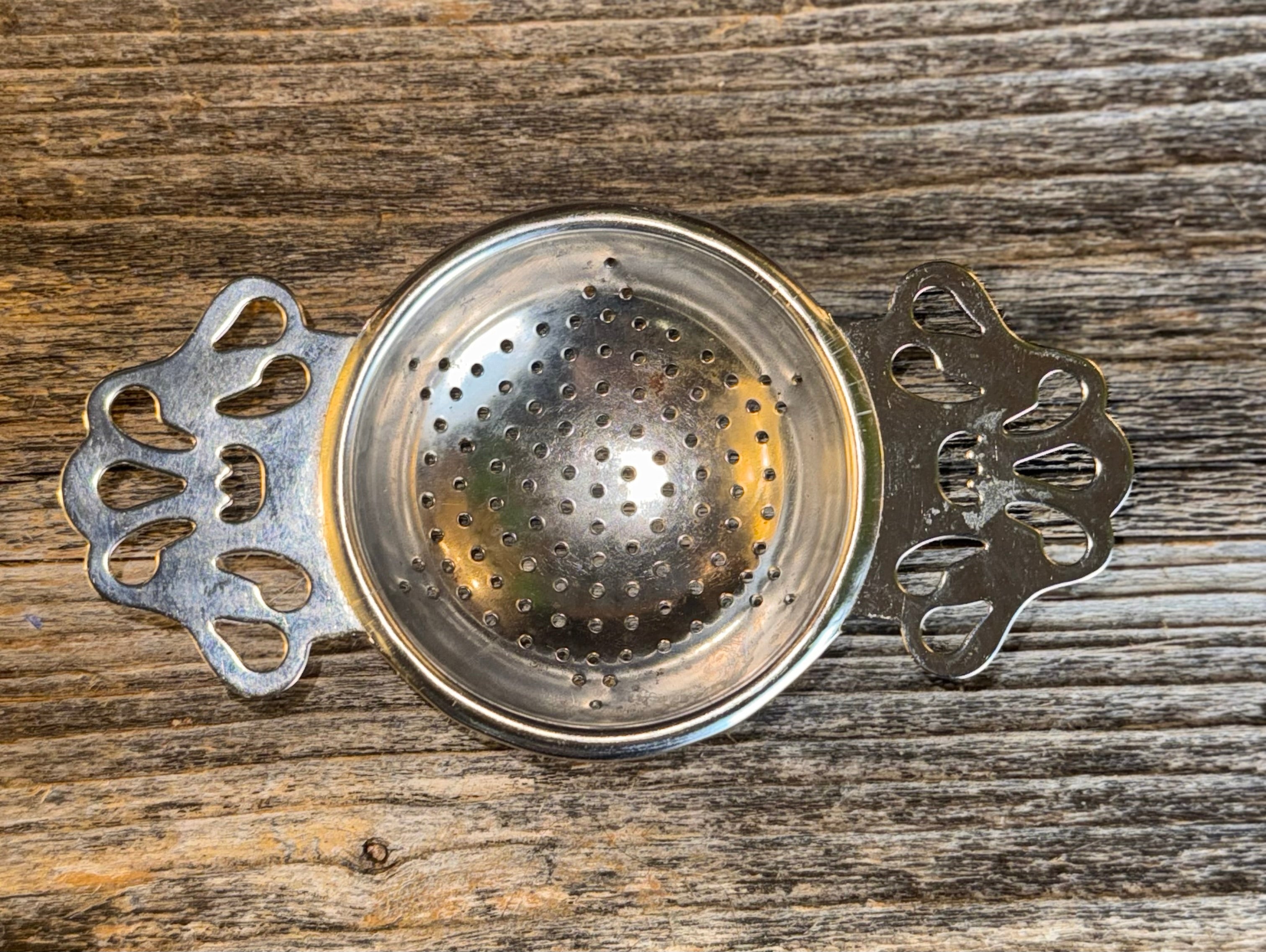 Vintage Silver Tea Strainer