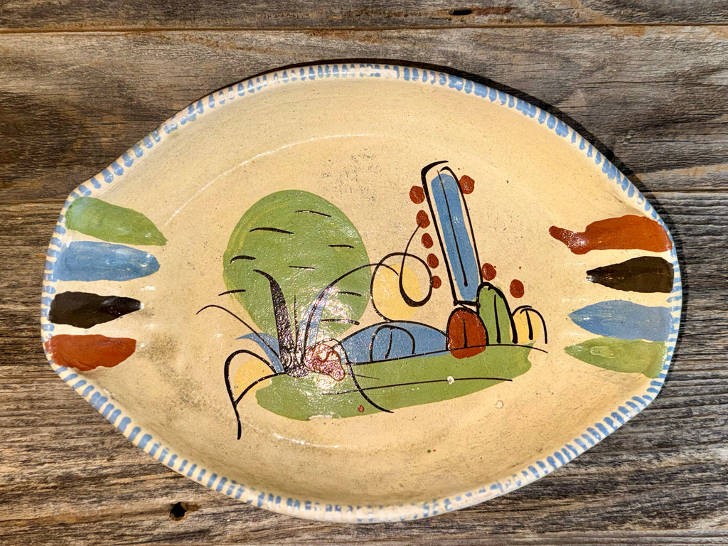 Vintage Mexican Tlaquepaque Terracotta Nesting Bowls