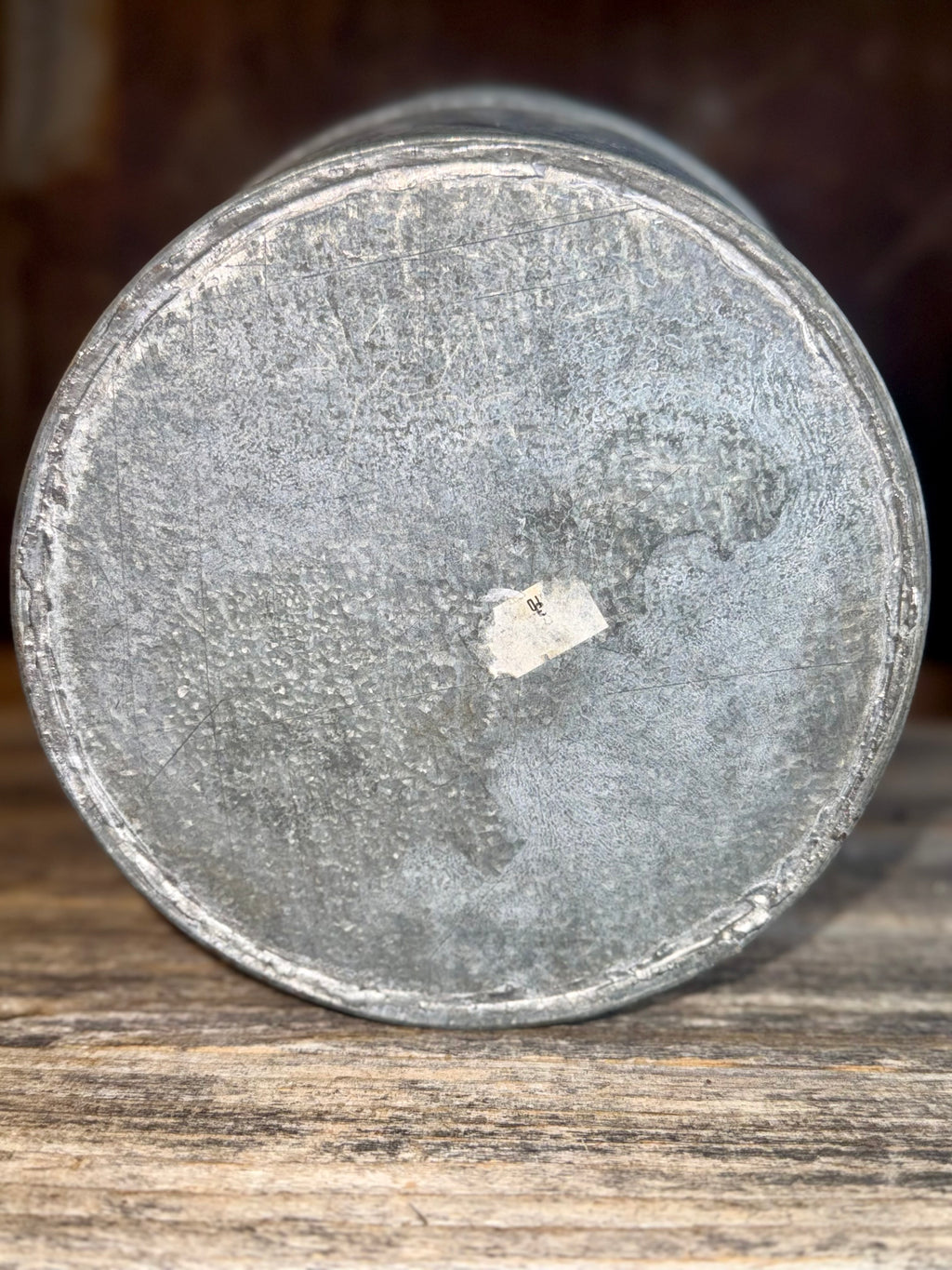 Scalloped Metal Bucket/Planter