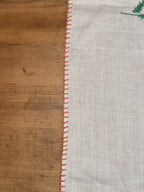 Cotton Embroidered Table Square
