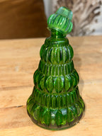 Avon Green Yuletree Glass