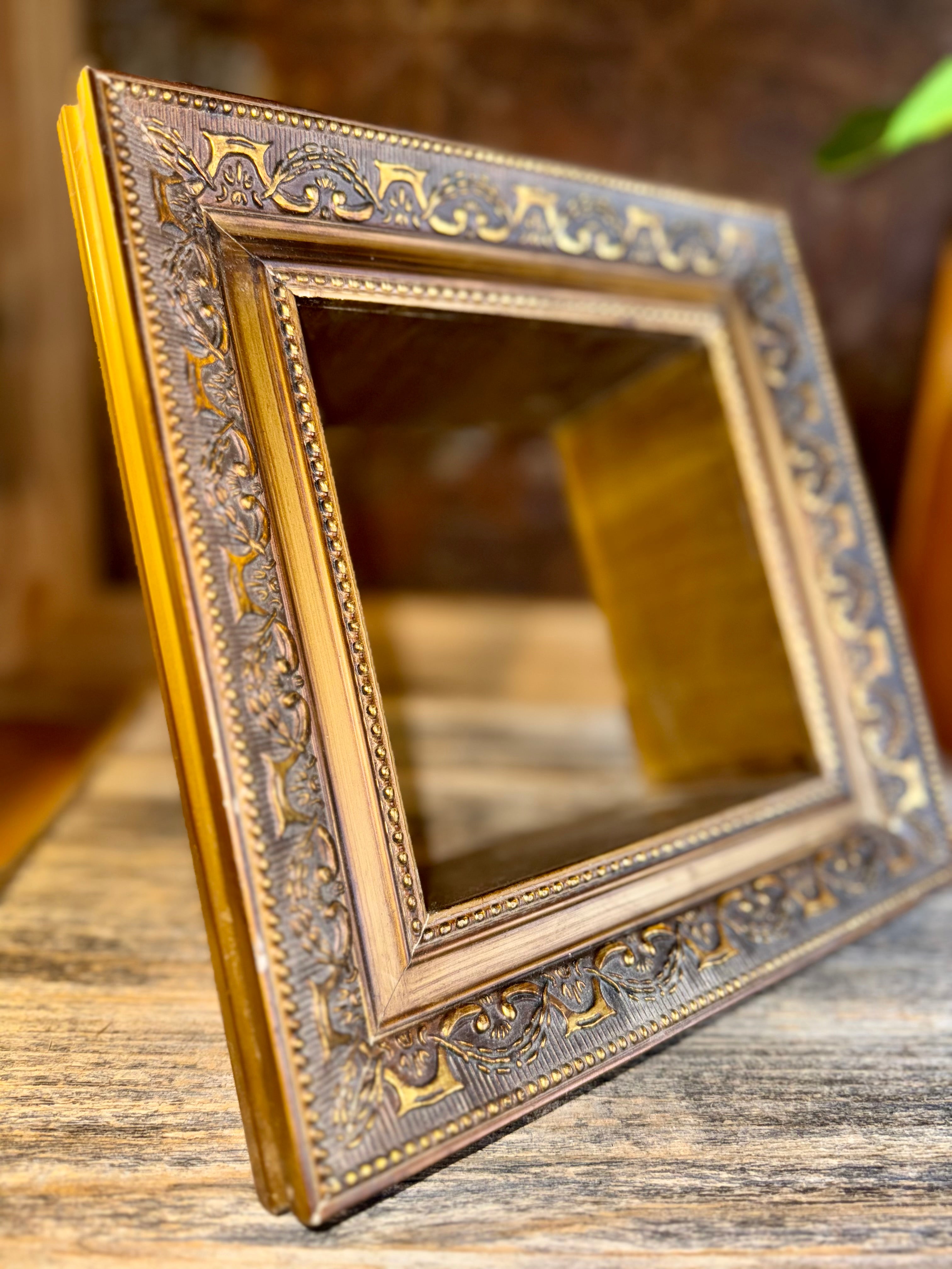 Ornate Bronze Gold Frame Shadow Box (set of 3)