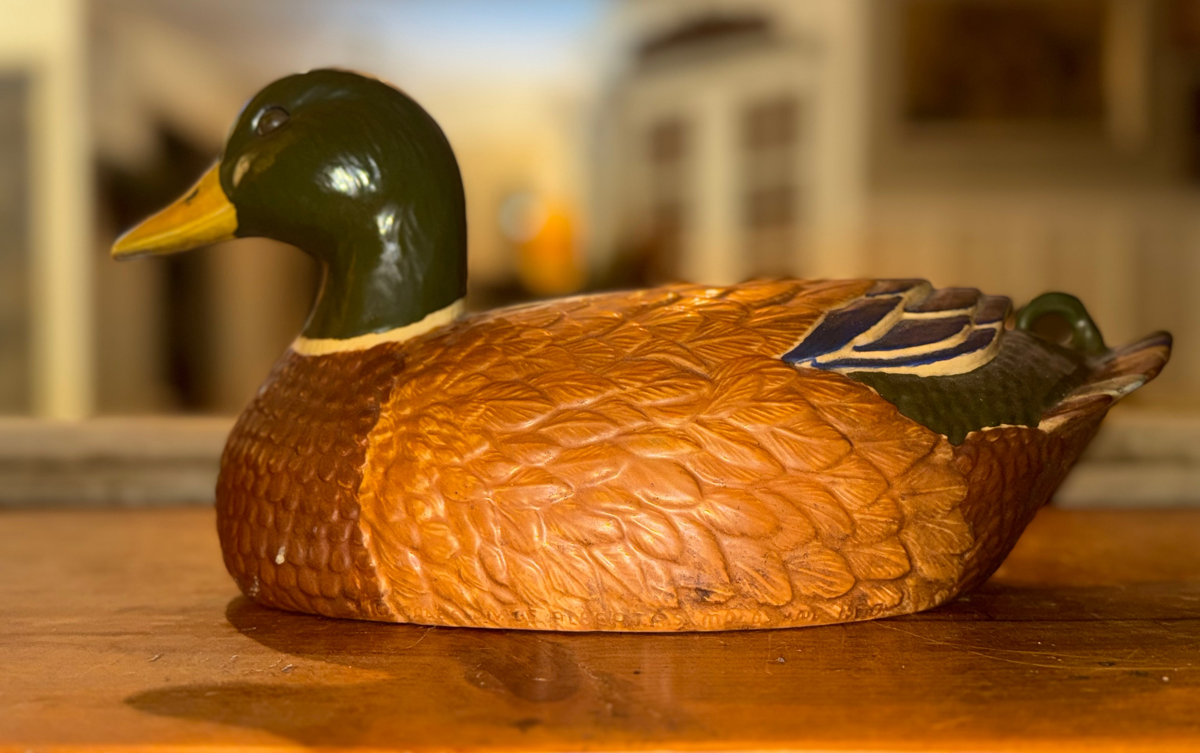 Vintage Ceramic Mallard Duck