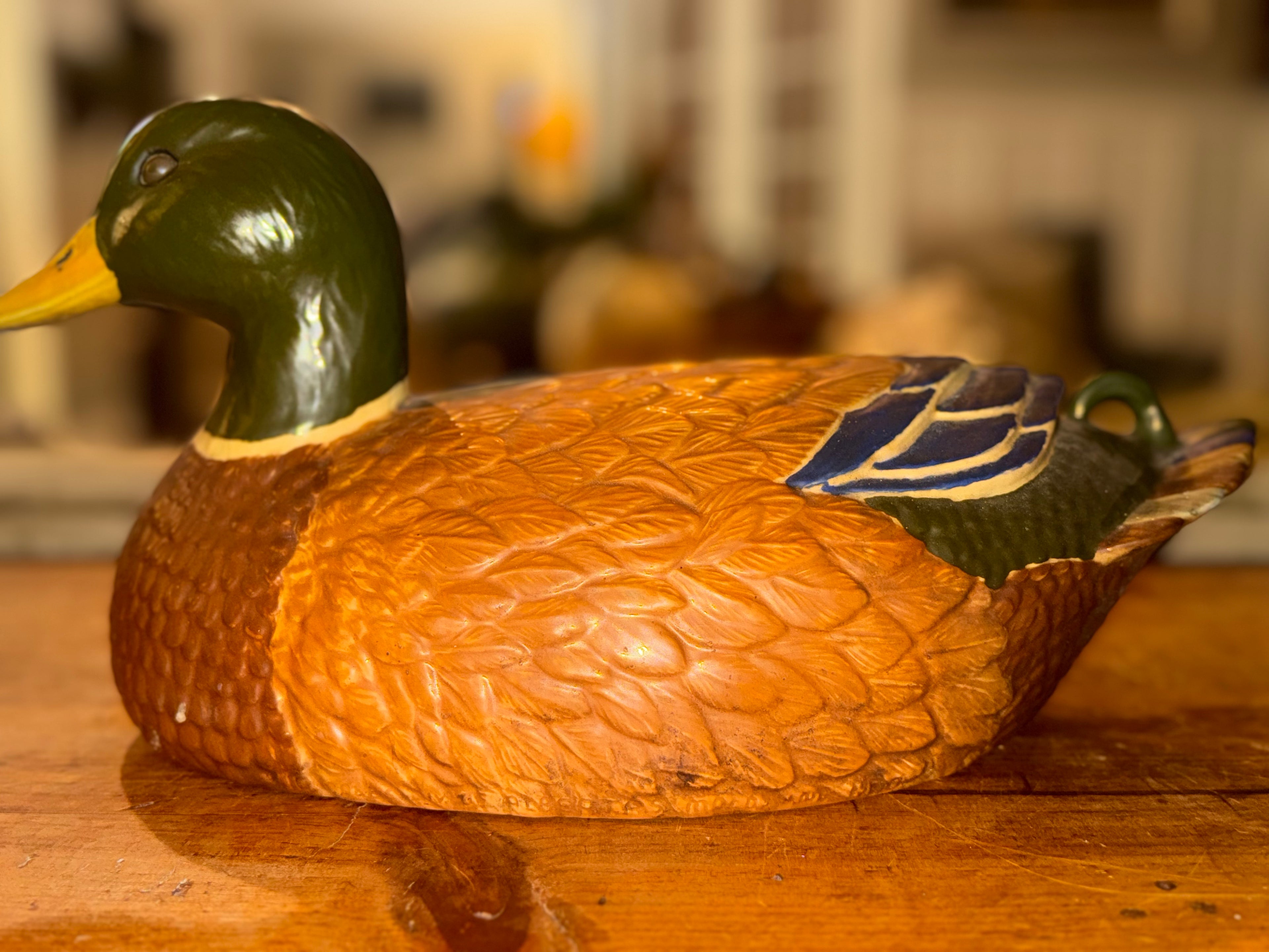 Vintage Ceramic Mallard Duck