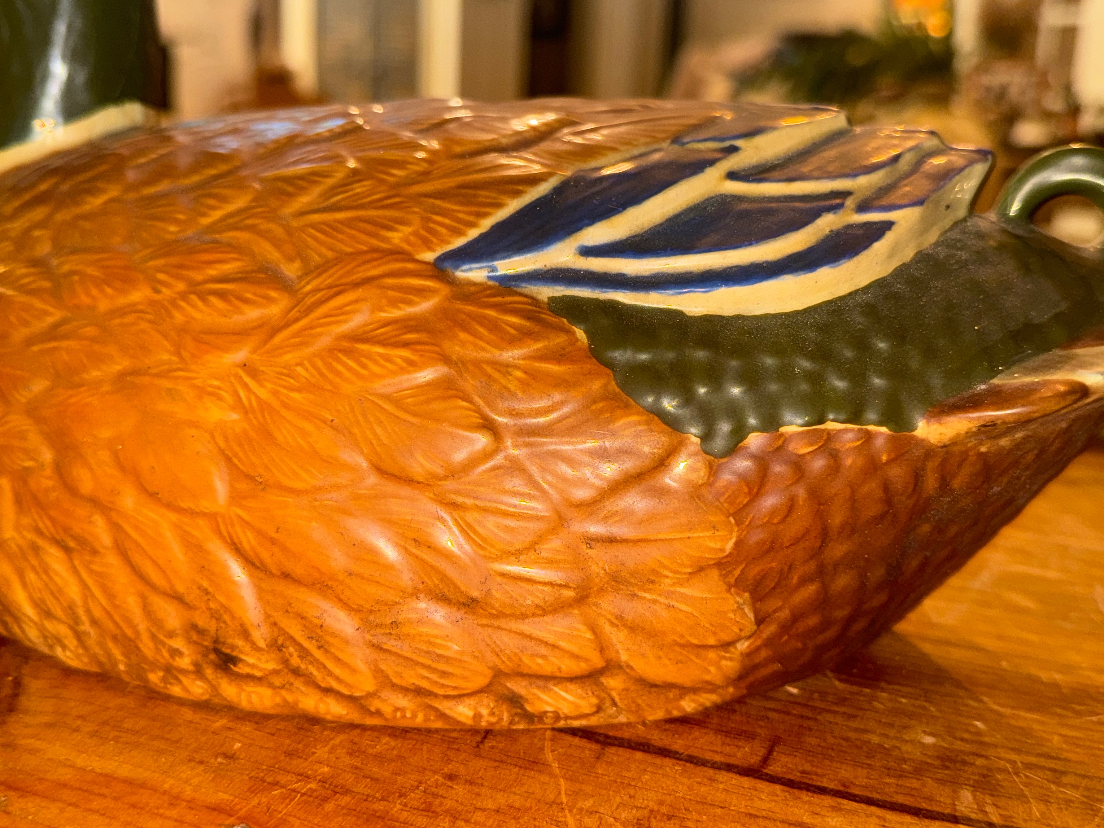 Vintage Ceramic Mallard Duck