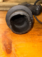 Vintage 9" Cast Iron Horse Head Hitching Post Top with Hitch Ring