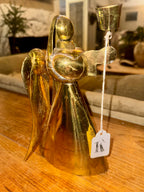 Vintage Brass Angel Candle Holder