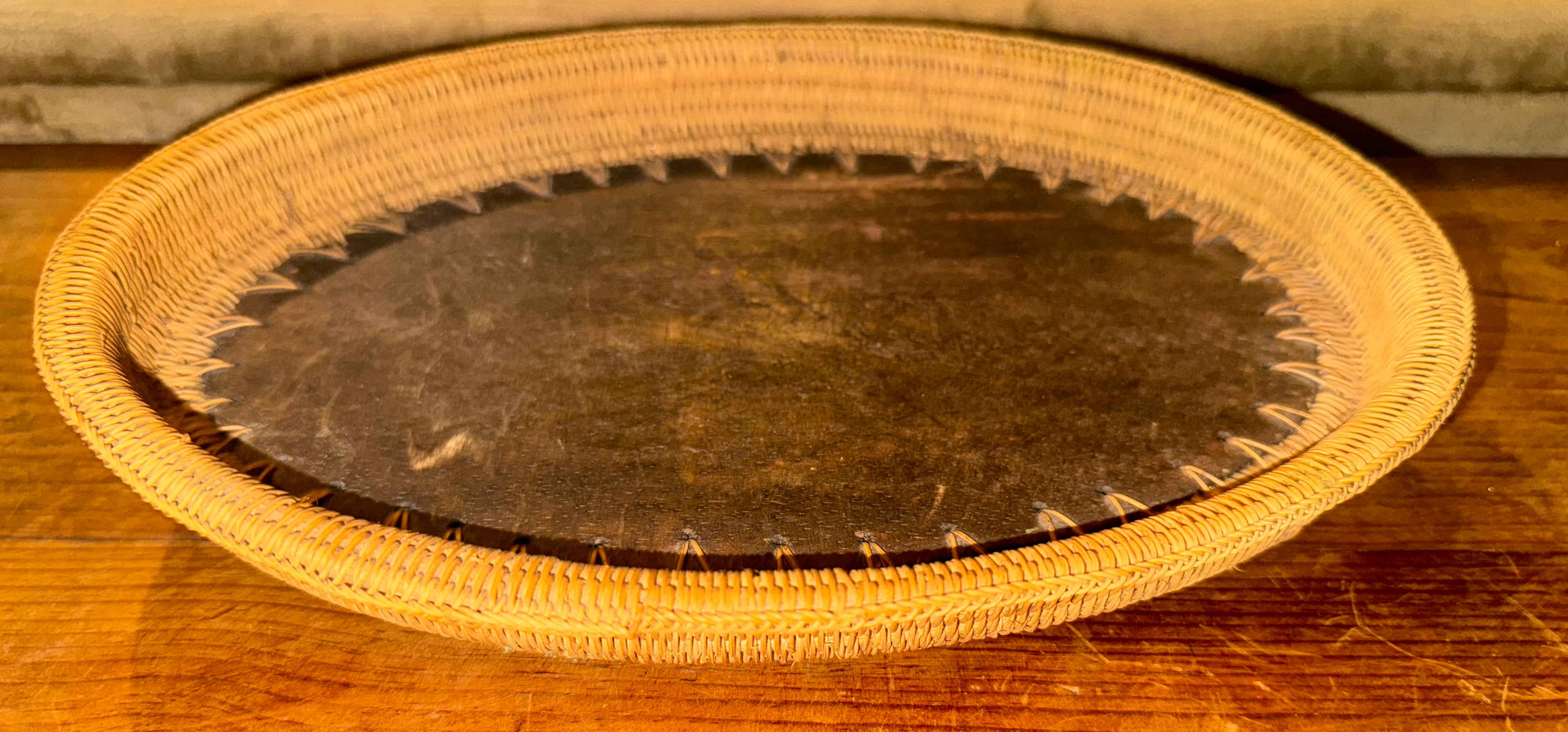 Medium Sized Vintage Tabletop Basket