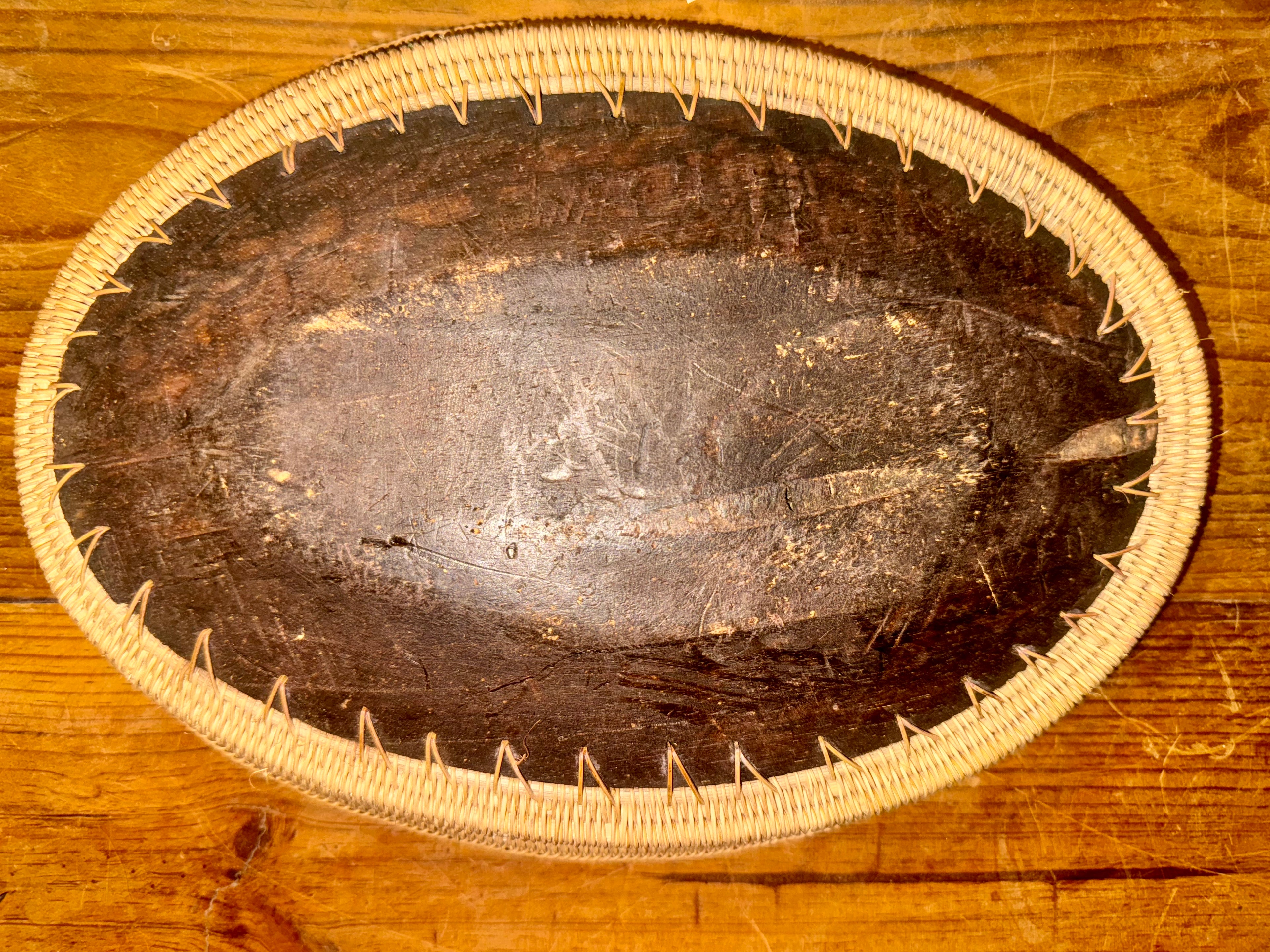 Medium Sized Vintage Tabletop Basket