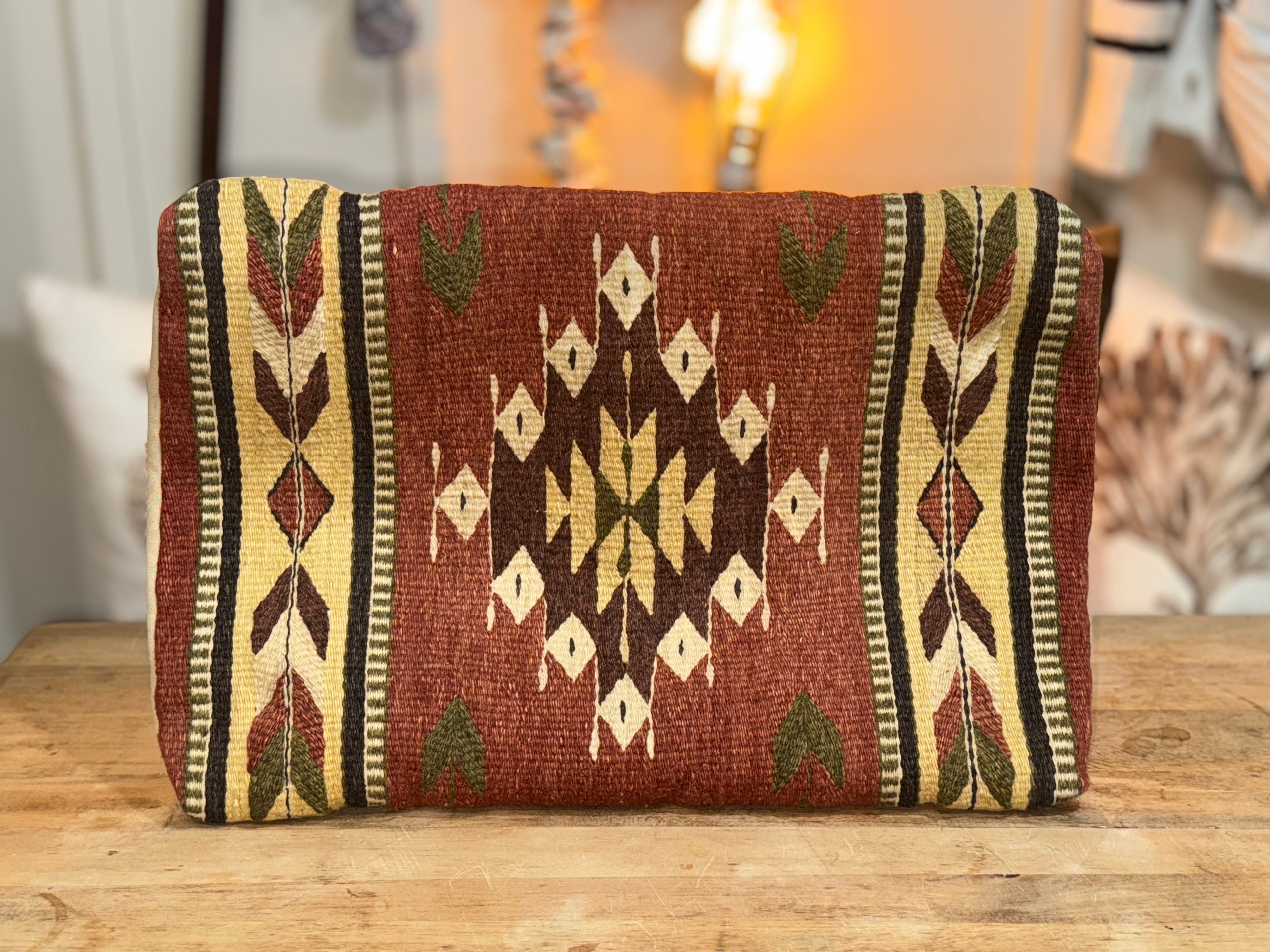 Colorful Kilim Rug Pillow Case