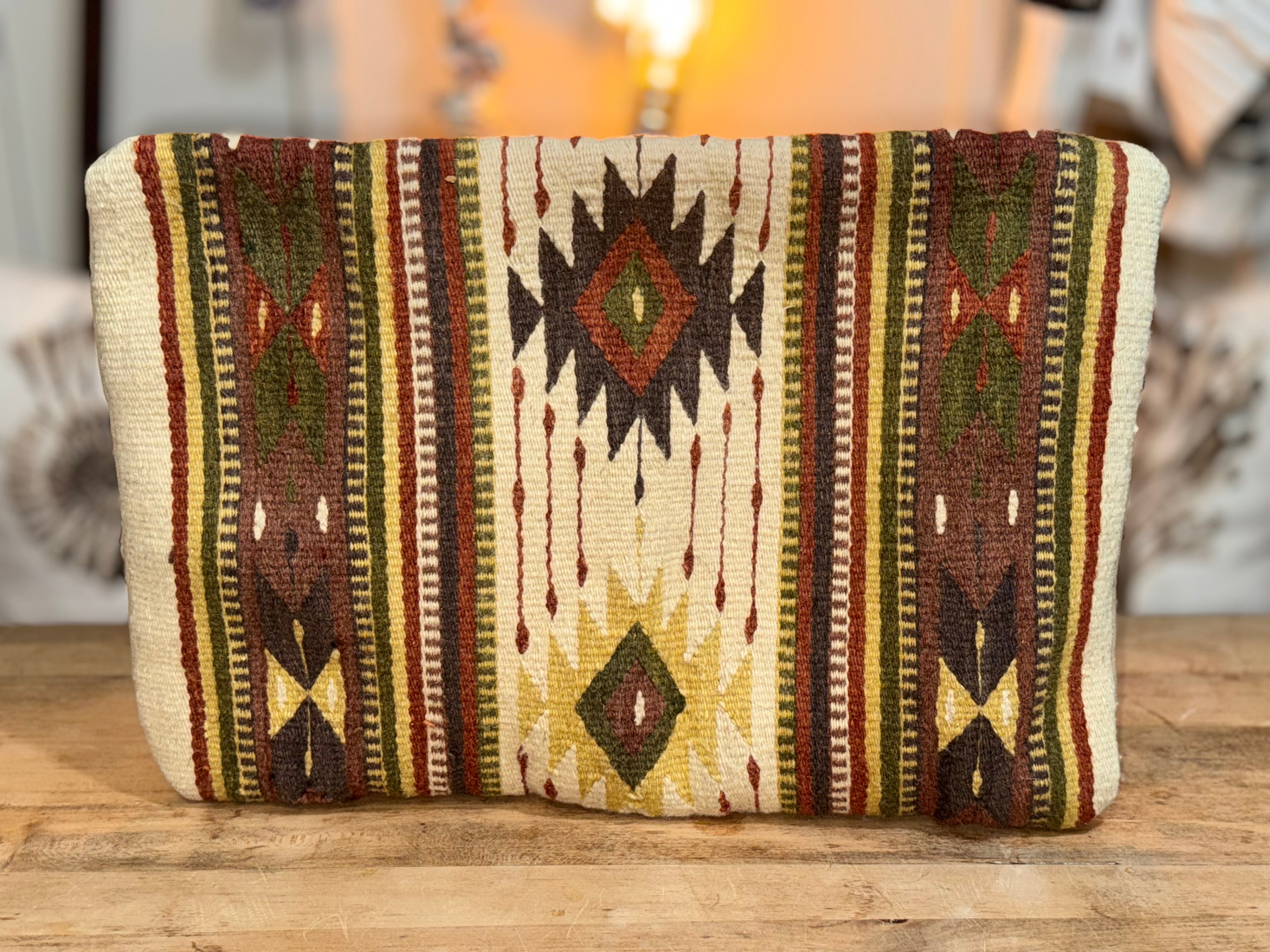 Colorful Kilim Rug Pillow Case
