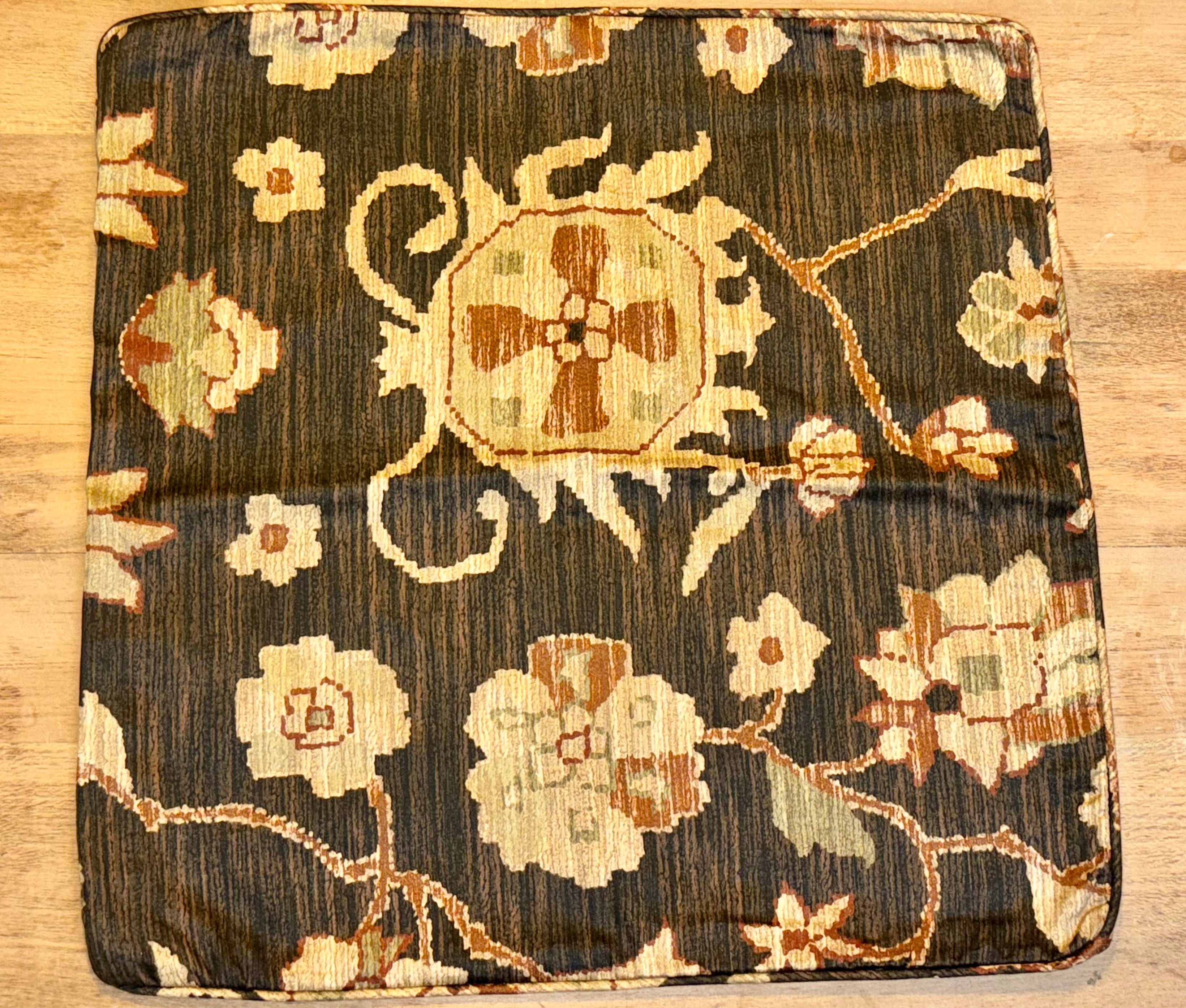 Vintage Ralph Lauren Harriman Brown Pillow Covers (Set of 2)