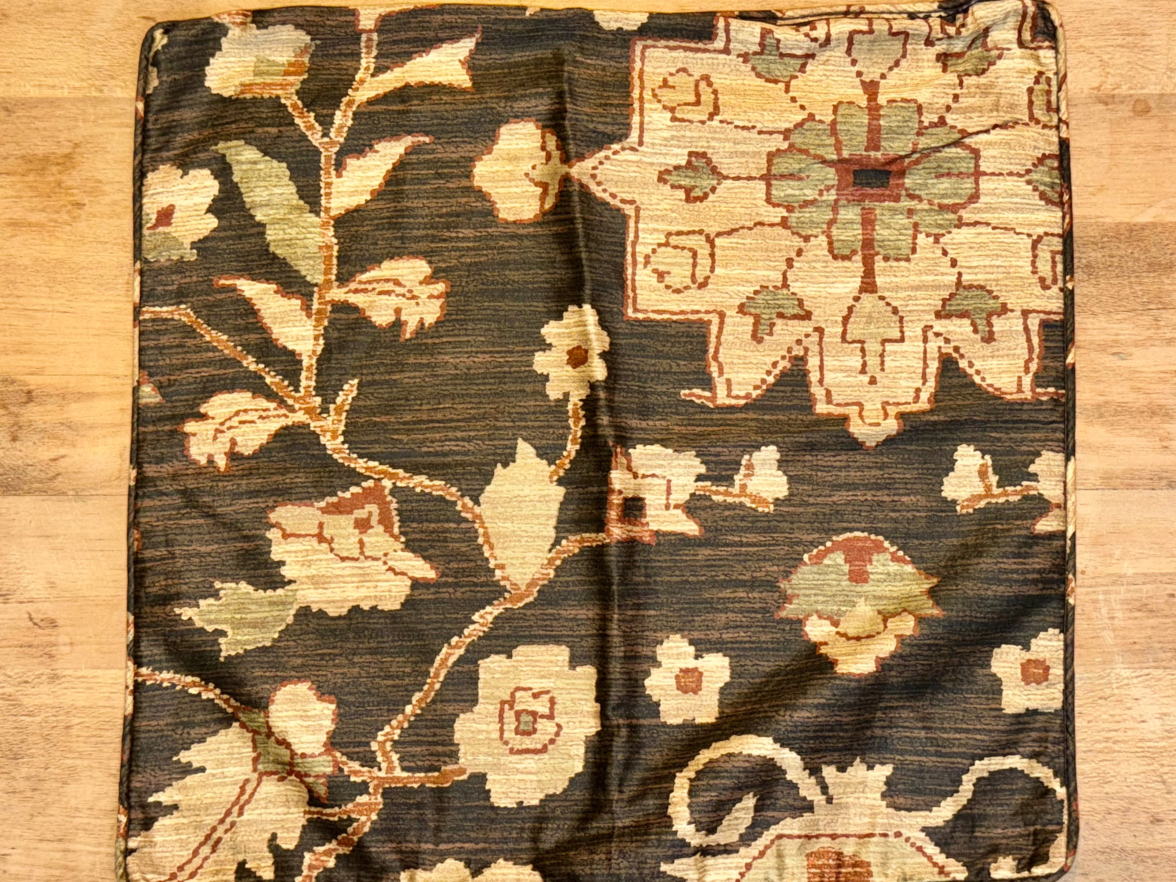 Vintage Ralph Lauren Harriman Brown Pillow Covers (Set of 2)