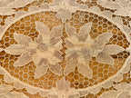 Vintage Burano Lace Doily: 1960s Italian Needle & Crochet Floral Design (Set of 6)