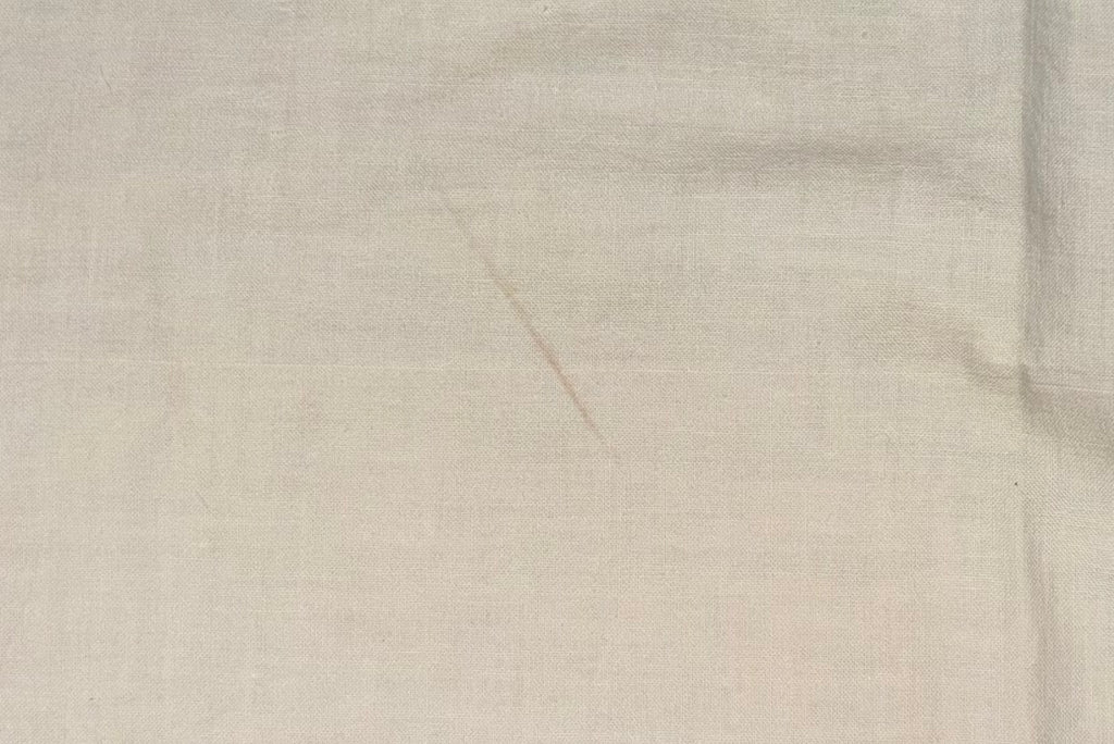 Cream Linen Pillowcase with Blue Embroidery Cut Work, King (1)