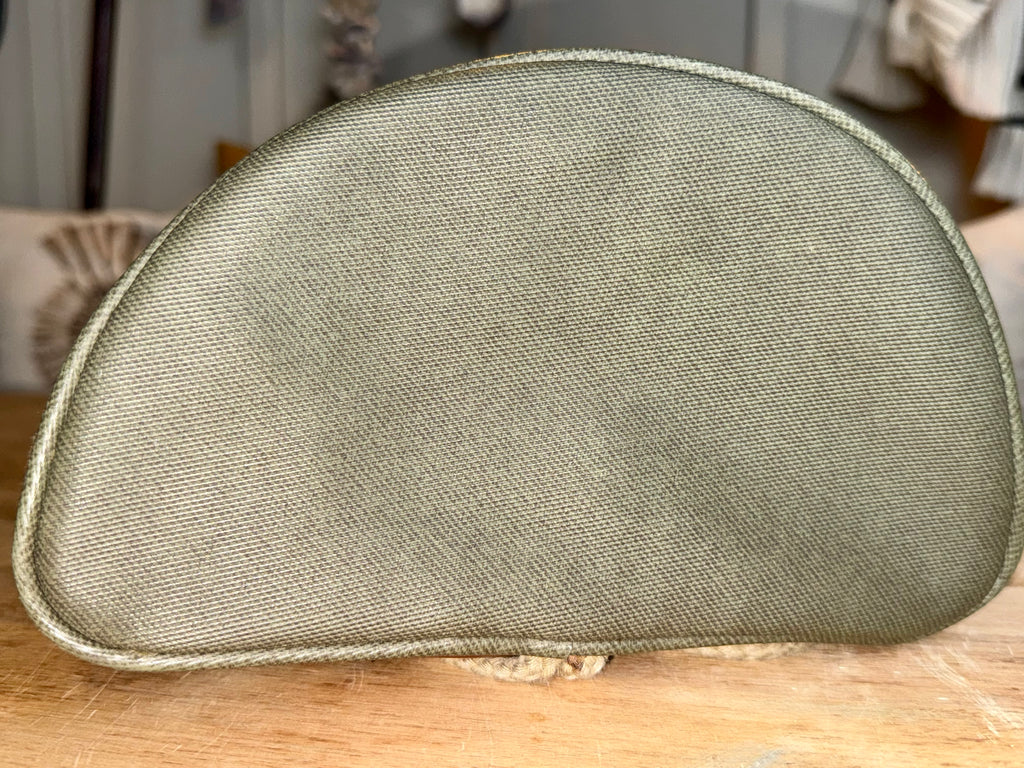 G.H. Bass and Co. Green Vinyl & Leather Backpack