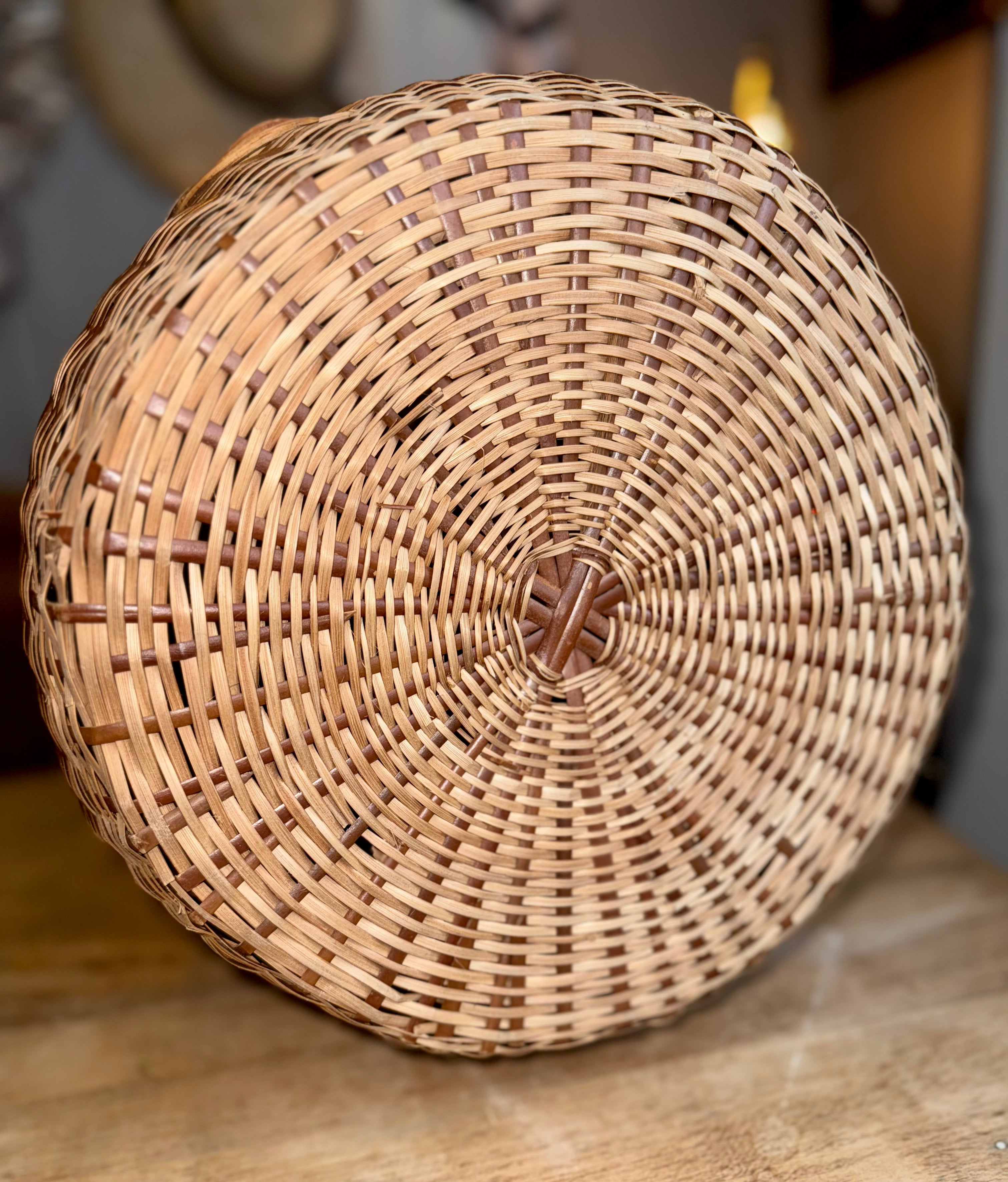 Stackable Double Basket Set – Woven Storage Baskets