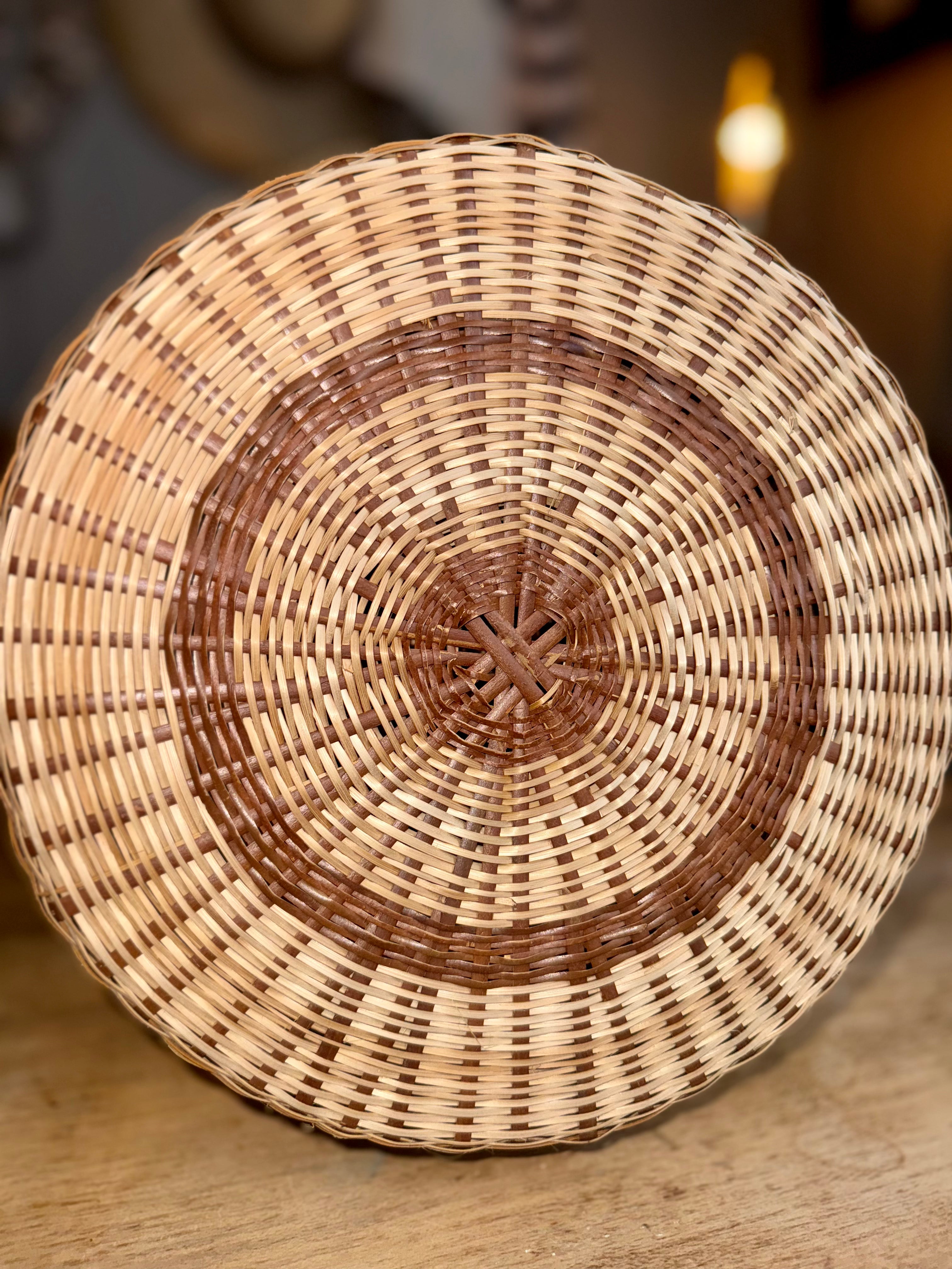 Stackable Double Basket Set – Woven Storage Baskets