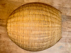 Handwoven Round Basket – Natural Wicker Decorative Bowl