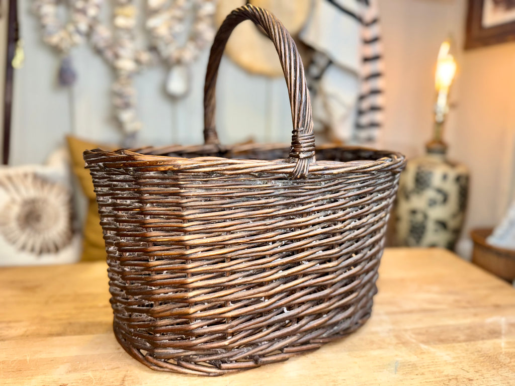 Handwoven Wicker Storage Basket