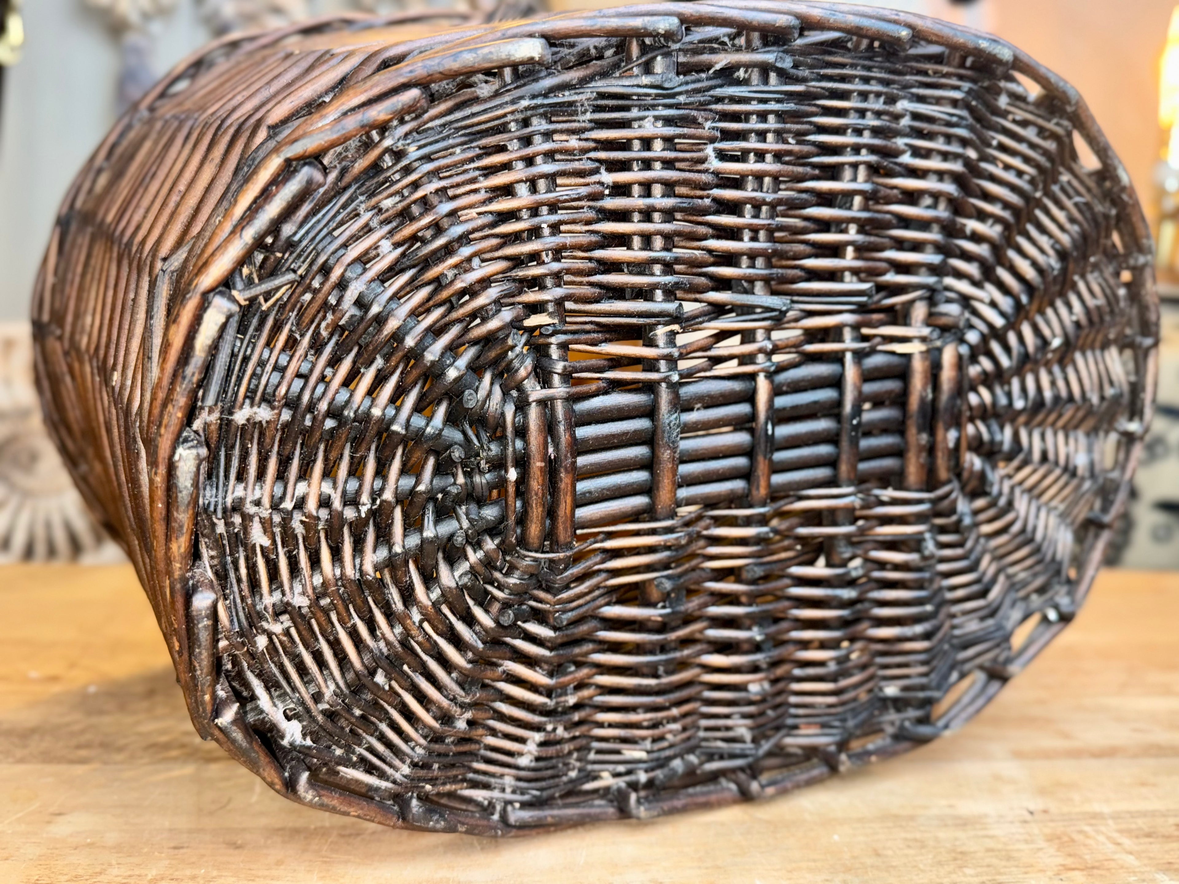 Handwoven Wicker Storage Basket