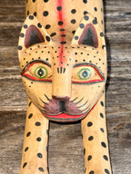 Vintage Wooden Folk Art Car Statue