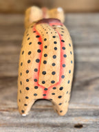 Vintage Wooden Folk Art Car Statue