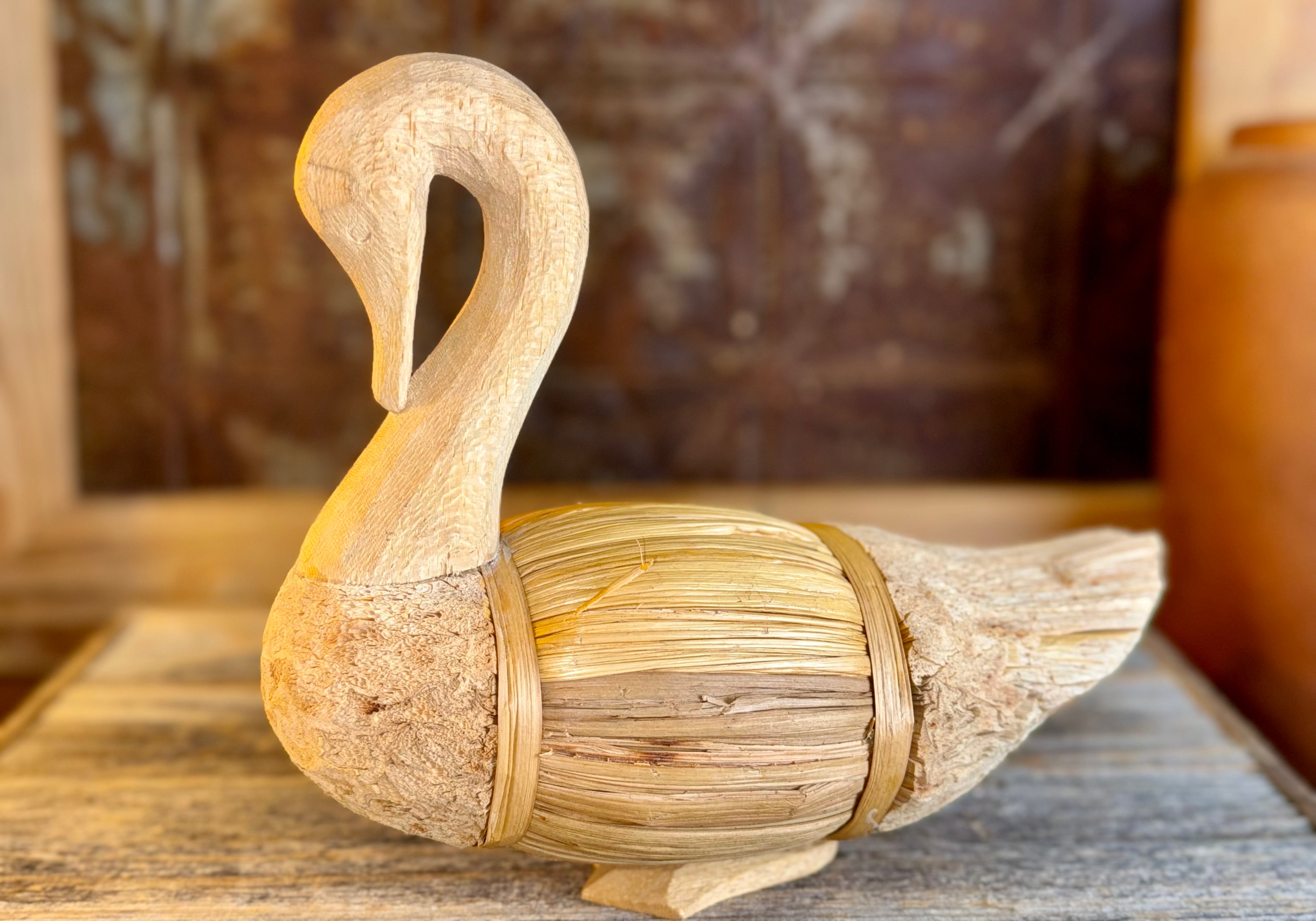 Vintage Handcrafted Swan