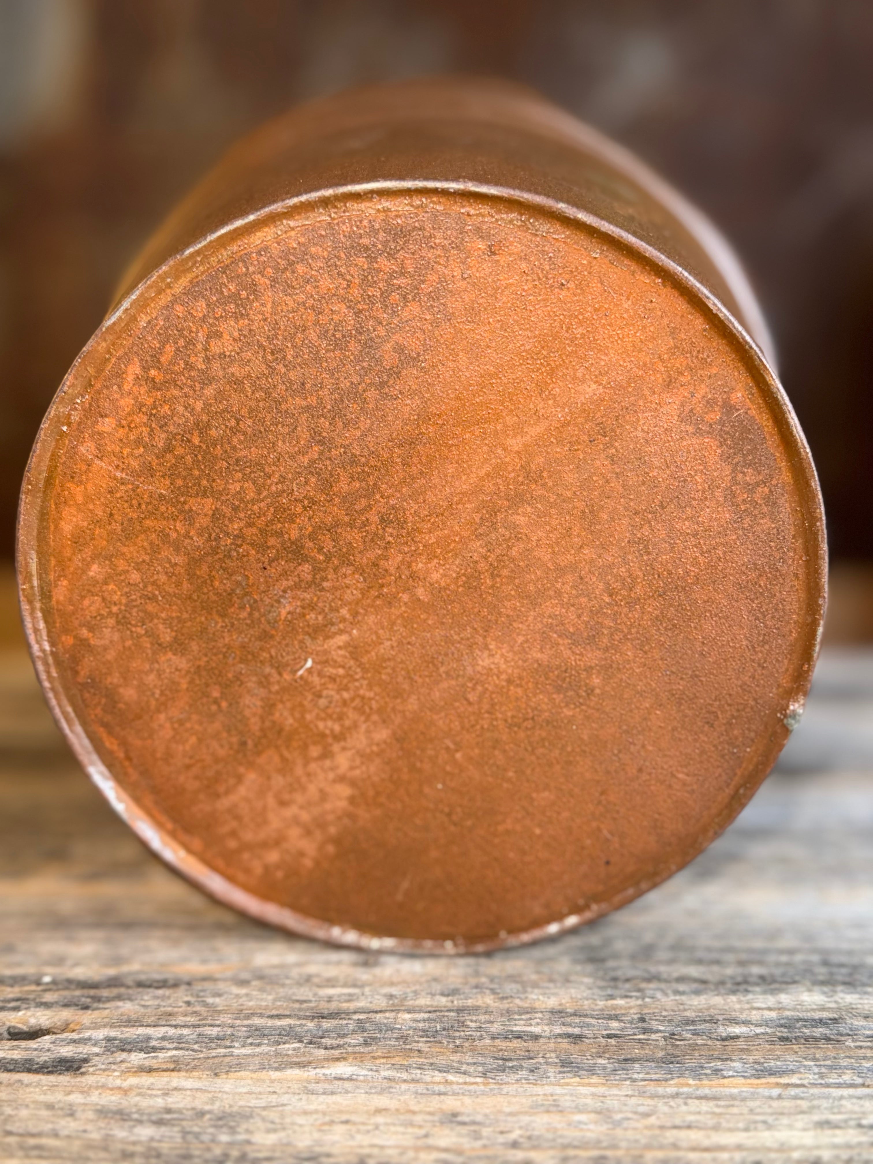 Scalloped Metal Bucket/Planter