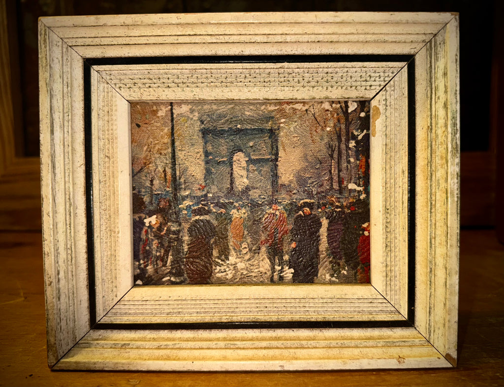 Miniature Painting of Tratalgar Square in London