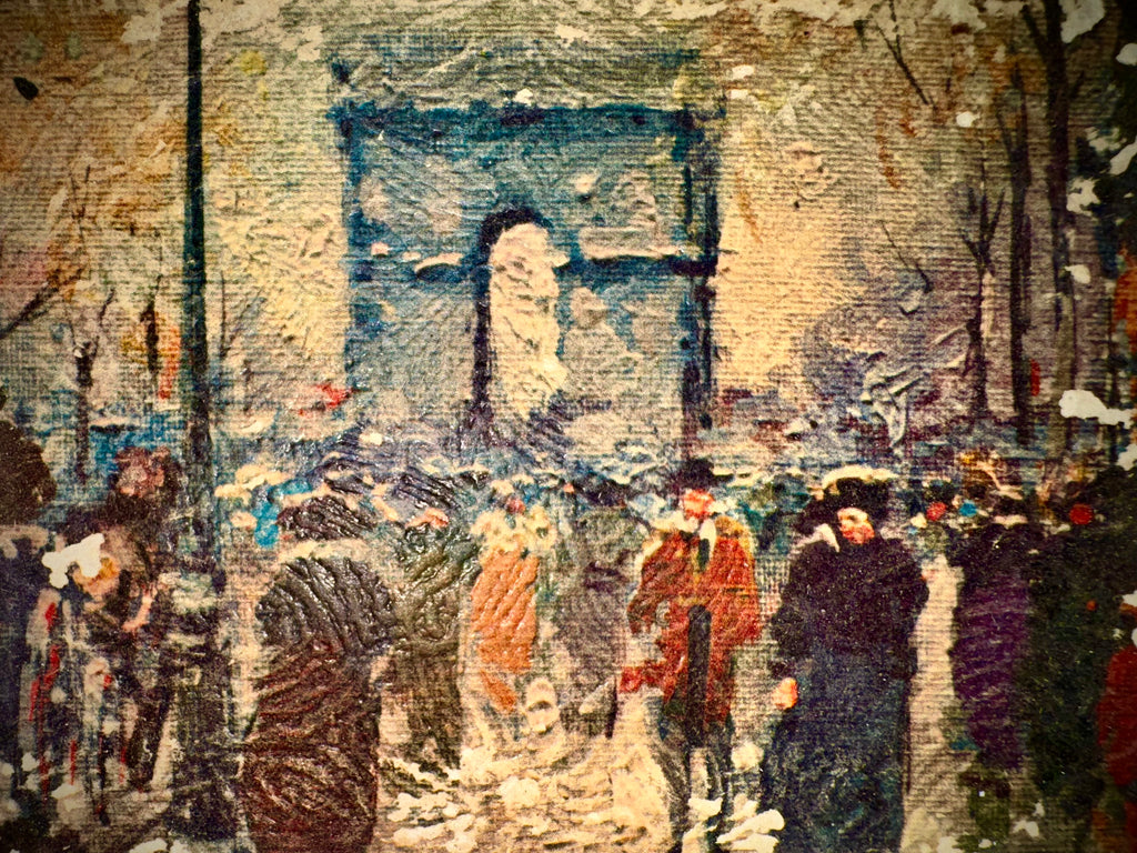 Miniature Painting of Tratalgar Square in London