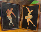Point de Croix-Couple de Danseurs Ballerina  (Set of 2)