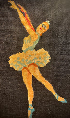 Point de Croix-Couple de Danseurs Ballerina  (Set of 2)