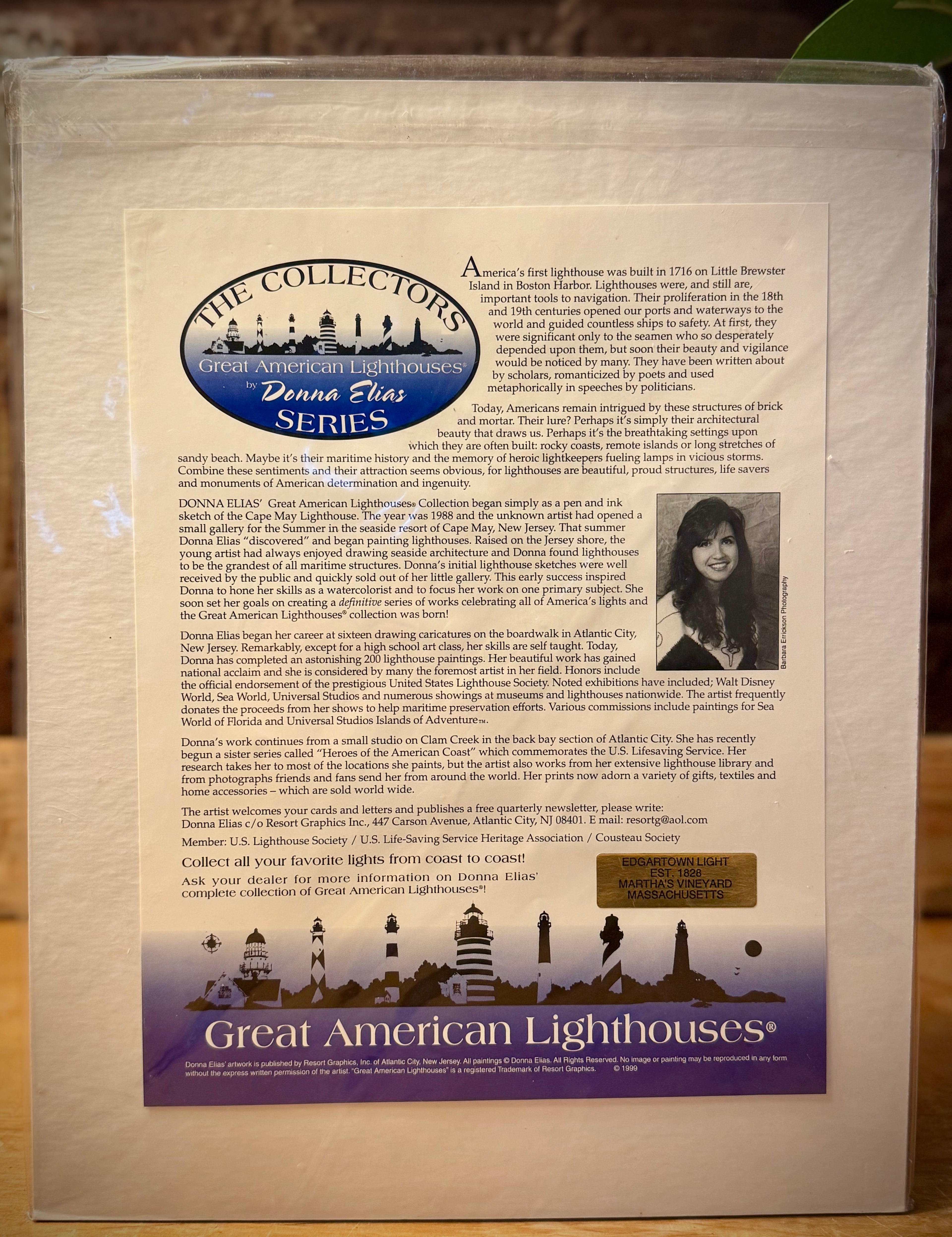 Various Lighthouse Paintings by Donna Elias