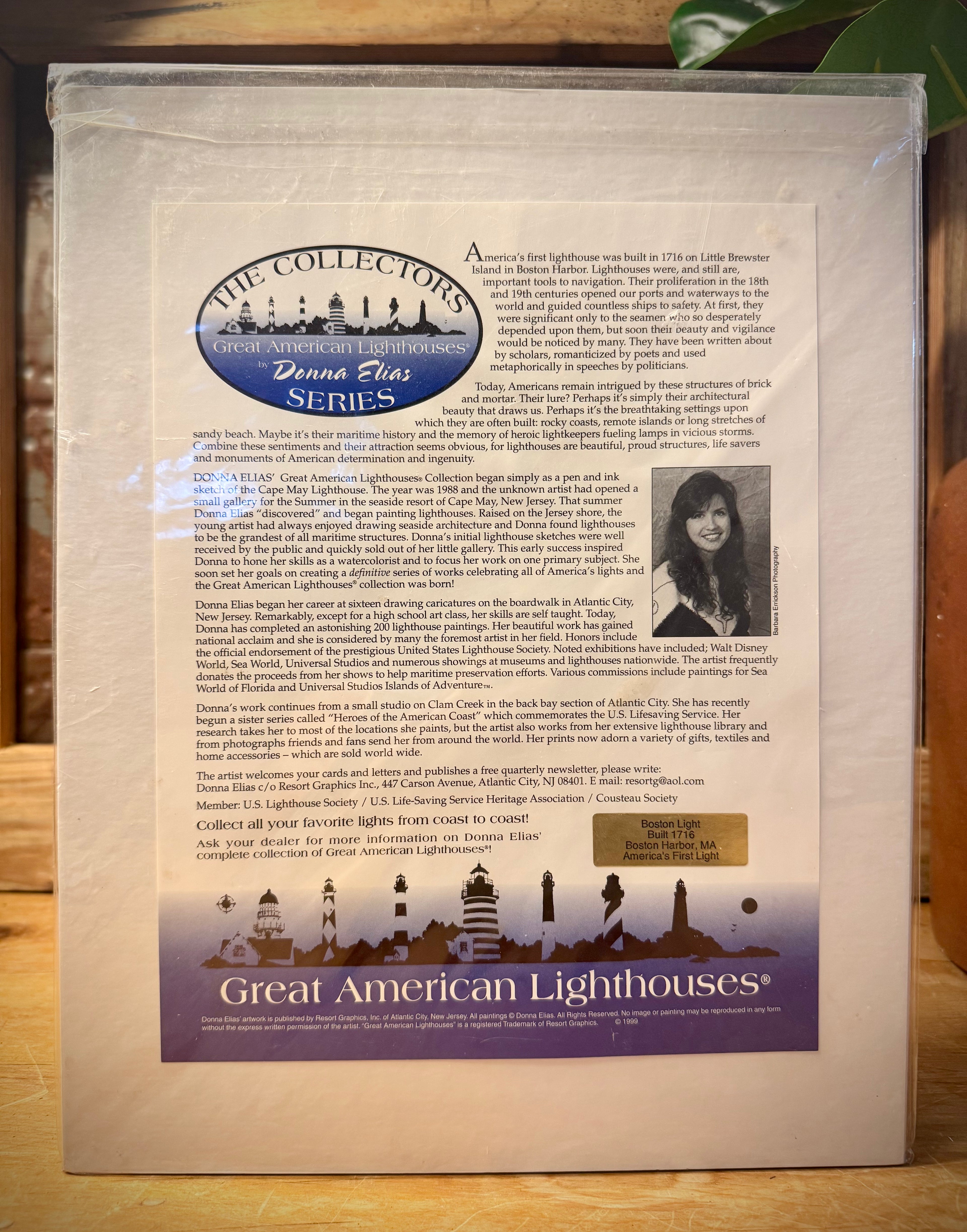 Various Lighthouse Paintings by Donna Elias