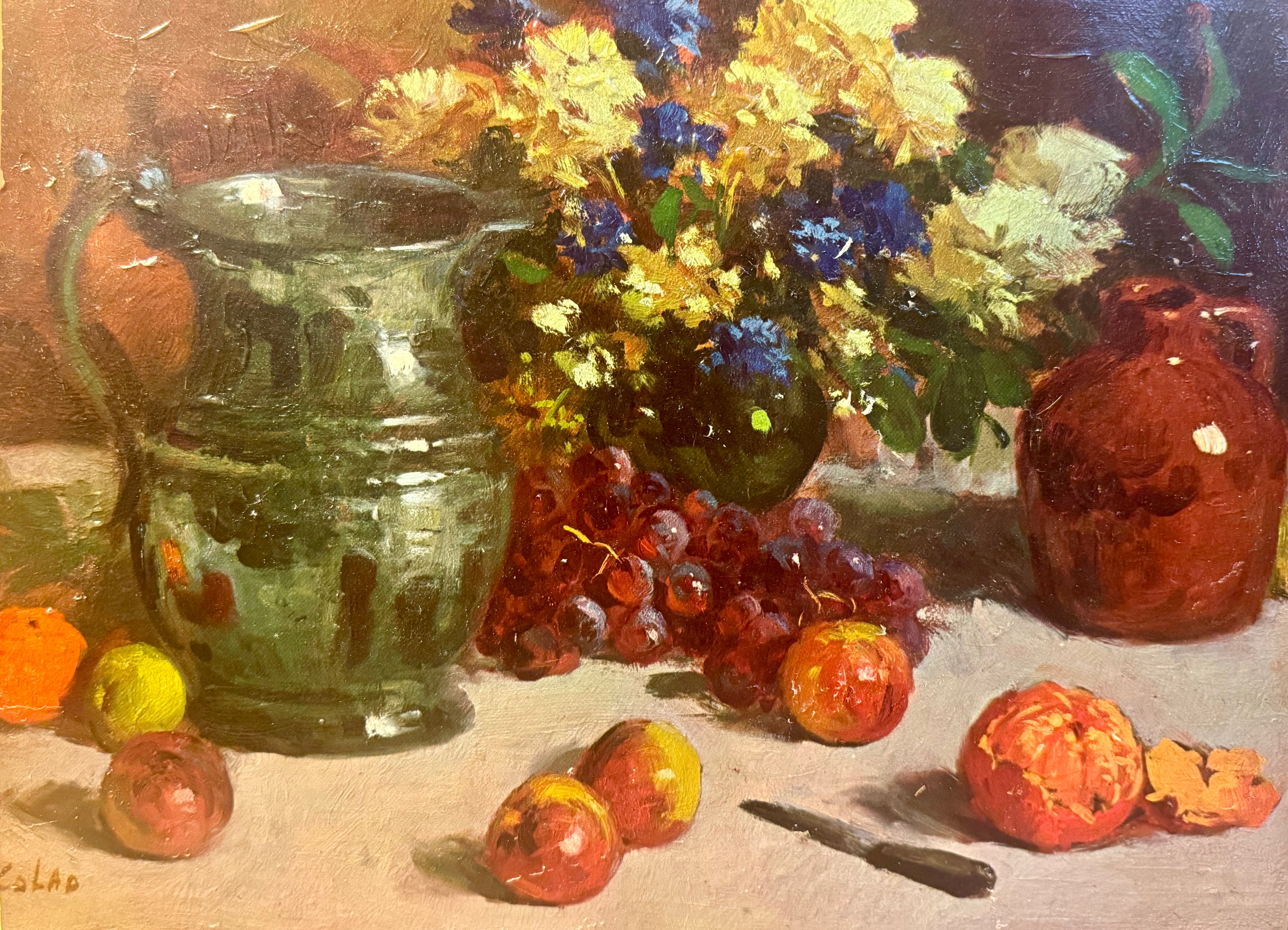 Still Life Painting Litho Print