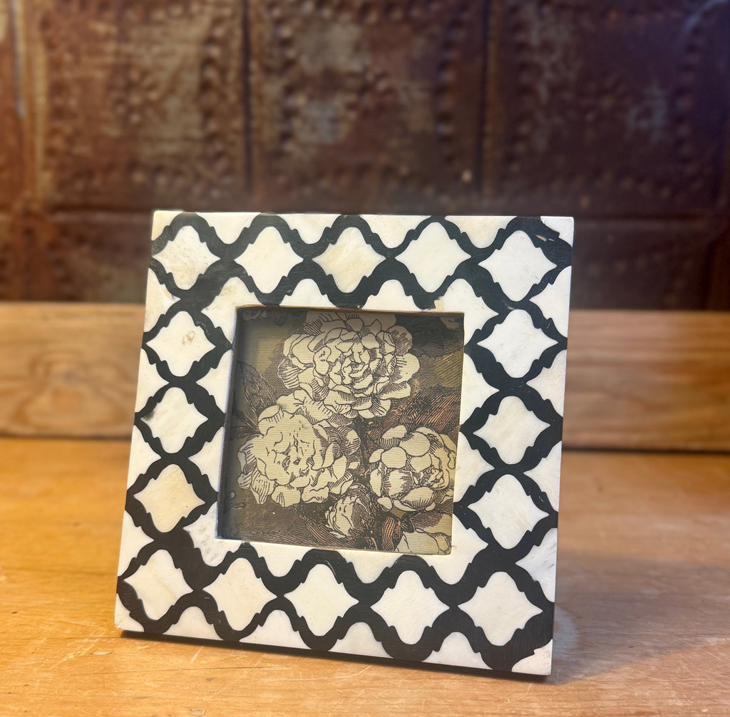 Bone Inlay Picture Frame