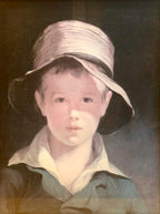 French Boy "The Torn Hat" Framed Print