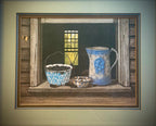 Signed Rustic Americana Still Life Print