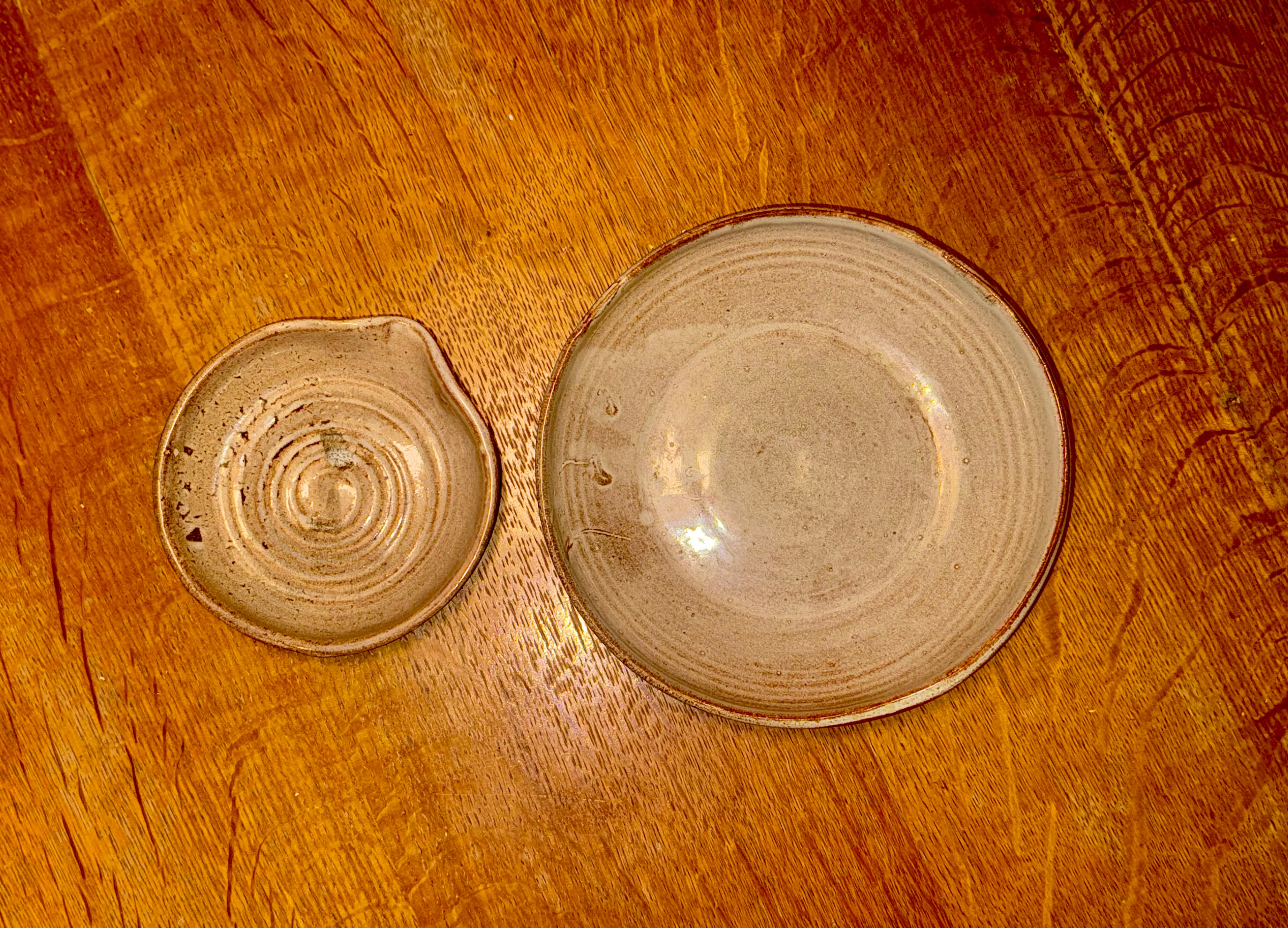 Stoneware Set of Trinket Dishes