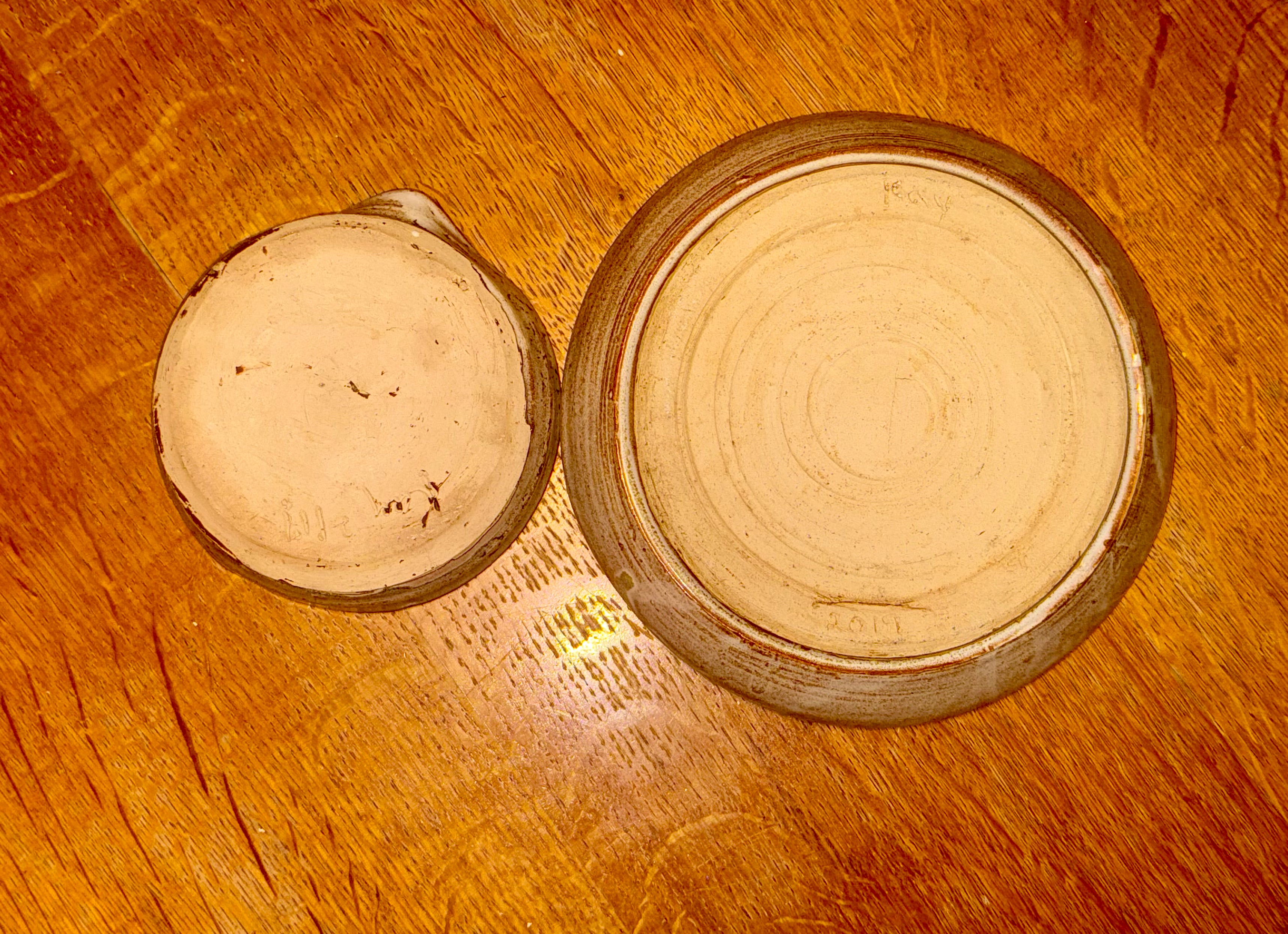 Stoneware Set of Trinket Dishes