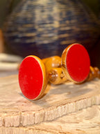 Olive Wood Candle Stick Holder Set