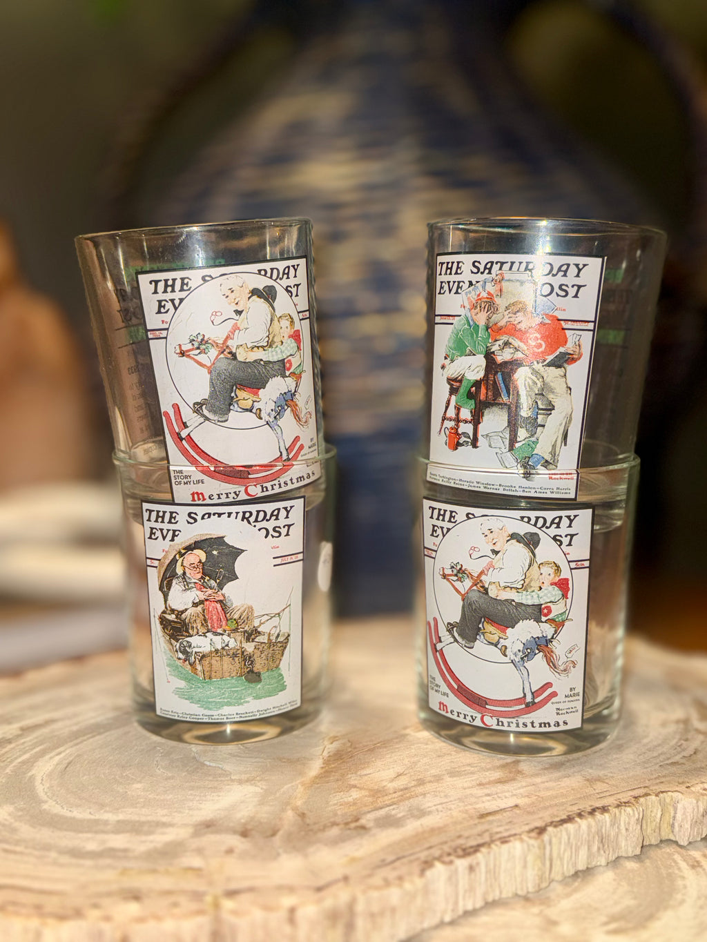 Norman Rockwell Rocks Glasses